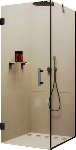 Душевой уголок MaybahGlass MGY-1303-6 (бесцветное стекло/черный) - изображение в каталоге