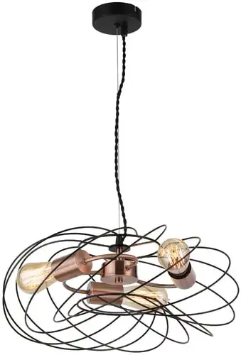 Подвесная люстра Lussole Loft Brooks LSP-8246 – изображение в каталоге