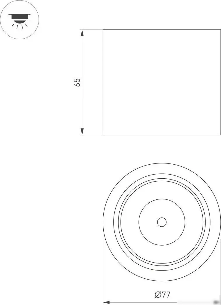 Точечный светильник Arlight SP-Dice-R77-10W Day4000 046625 – фото товара