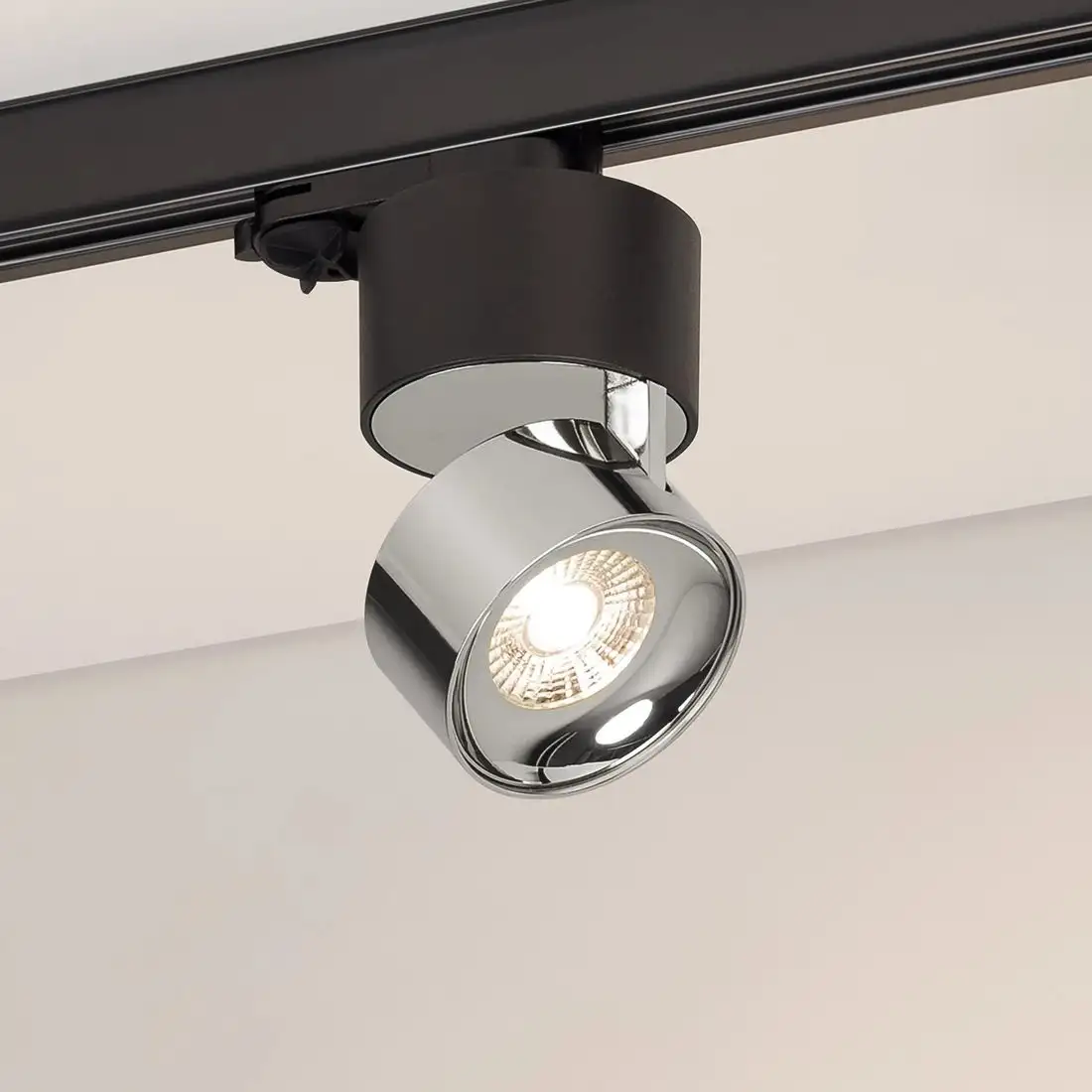 Трековый светильник Arlight SP-PLURIO-TRACK-4TR-R77-9W Day4000 BK-CHR 36deg 038111 – фото товара