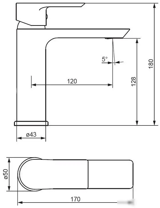 Смеситель Damixa Apollo 470210300 - фото товара