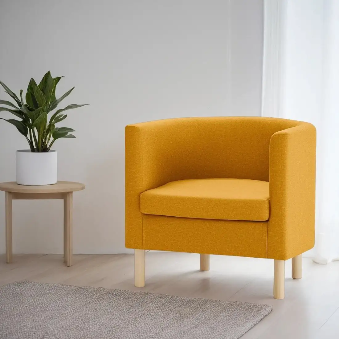 Интерьерное кресло Mio Tesoro Агата 351 (горчичный 1172) – фото товара