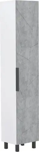 Mixline Шкаф-пенал для ванной Гранд-40 555359 (бетон) – изображение в каталоге
