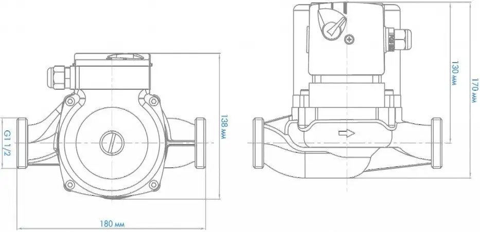Циркуляционный насос Джилекс Циркуль 25/80 Premium - фото товара
