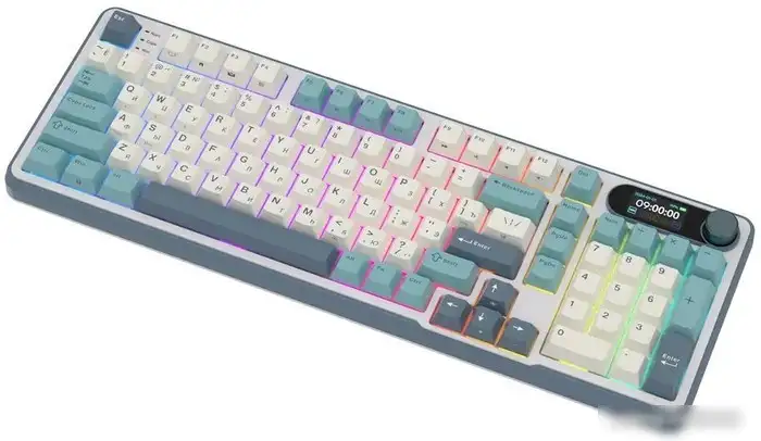 Клавиатура Royal Kludge RK-S98 RGB Light Cloud (RK Chartreuse) – фото товара