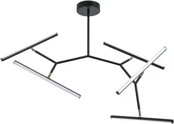 Люстра средней высоты Arte Lamp Zulu A2170PL-49BK – изображение в каталоге