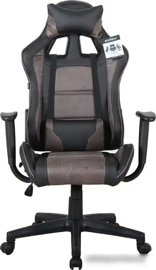 Кресло Brabix GT Racer GM-100 (черный/коричневый) – фото товара