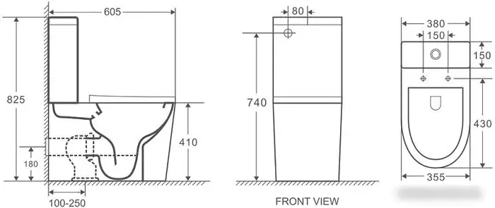 Унитаз напольный Grossman GR-4450SQ - фото товара