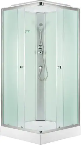 Душевая кабина Saniteco SN-390W 90x90 - предпросмотр изображения Душевая кабина Saniteco SN-390W 90x90 - изображение в каталоге