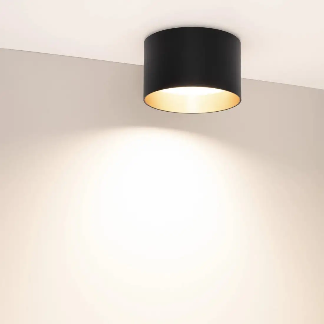 Точечный светильник Arlight SP-BISCOTTO-R140-15W Warm3300-MIX BK-GD 80deg 055027 – фото товара