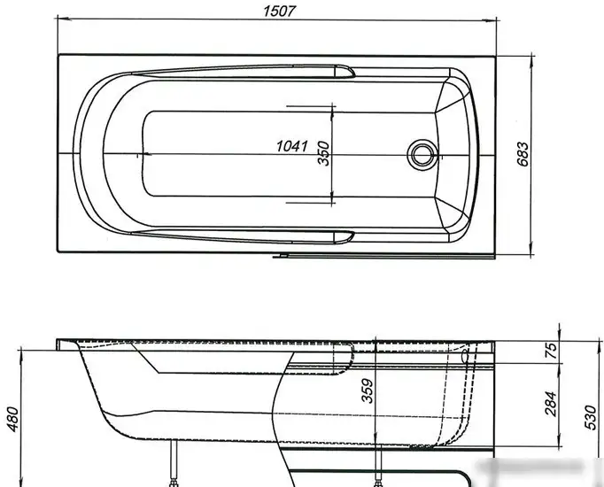 Ванна Aquanet Extra 150x70 - фото товара