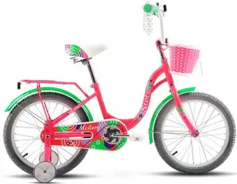 Детский велосипед Stels Mistery C 18 (11.2, розовый/зеленый, разобранный, в коробке) – изображение в каталоге