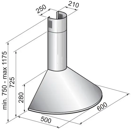 Кухонная вытяжка Korting KHC6930X - фото товара