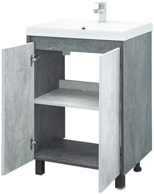 Doratiz Тумба под умывальник Крит 60 9908.128 (серый) – фото товара