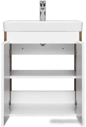 Акватон Тумба с умывальником Сканди Doors 55 1A2788K0SDZ90 (белый/дуб рустикальный) – фото товара