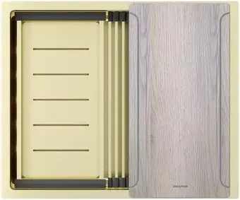 Кухонная мойка Paulmark Next-Multi Sink 54 UNI PM785445-LG (светлое золото) - изображение в каталоге