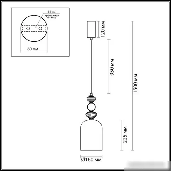 Подвесная люстра Odeon Light Palleta 5046/12L – фото товара