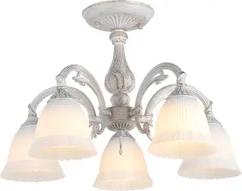 Люстра средней высоты Escada Versailles 1114/5PL E27*60W White – изображение в каталоге
