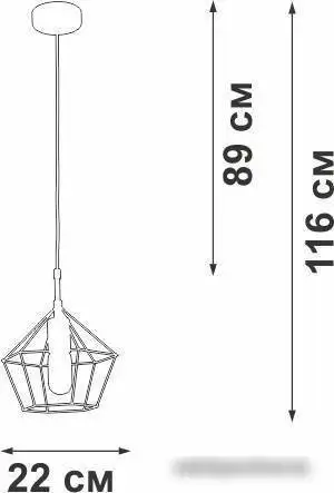 Точечный светильник Vitaluce V3936-1/1S – фото товара
