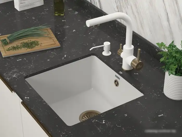 Кухонная мойка Paulmark Brilon PM104546-WH - фото товара