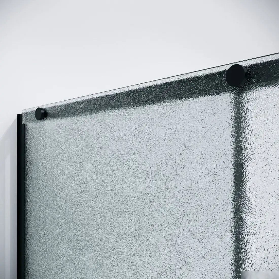 Душевая дверь Niagara Nova NG-84-L12CHB 120x195 (черный матовый/шиншилла стекло) - фото товара
