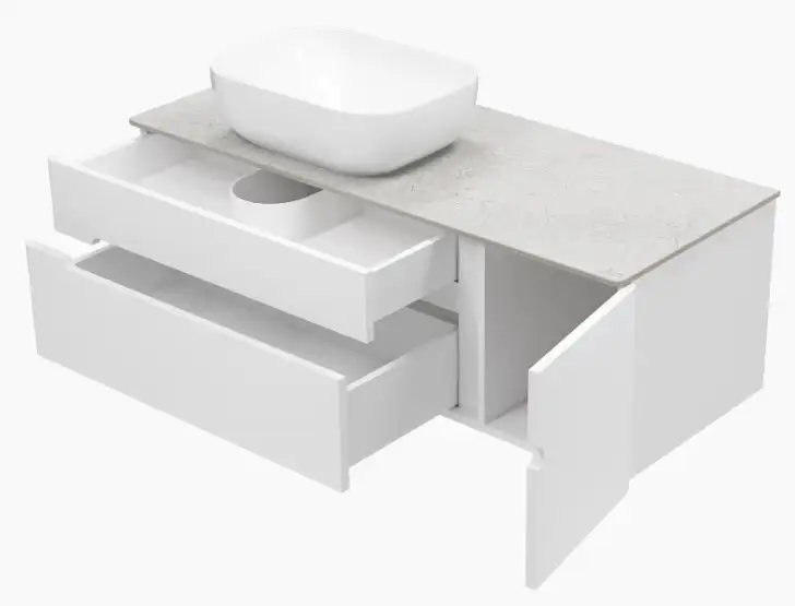 Misty Тумба под умывальник Роял 120 П-Роя-01120-011П2Я (подвесная, белый) – фото товара