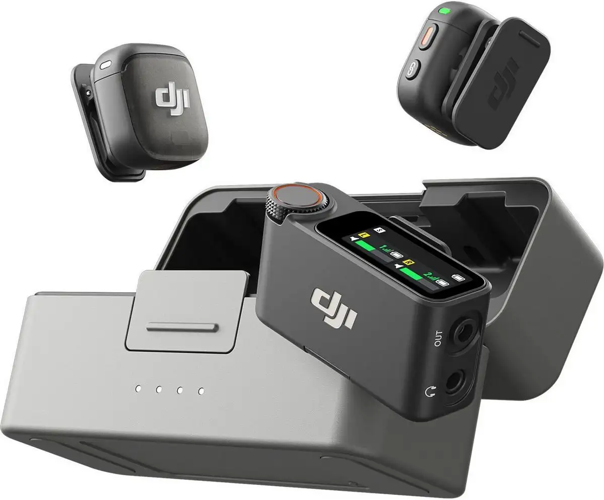 Радиосистема DJI Mic 3 (2TX + 1RX + Charging Case, черный) – фото товара
