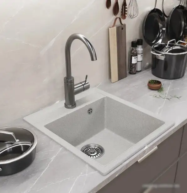 Кухонная мойка Mixline ML-GM28 552098 (серый) - фото товара