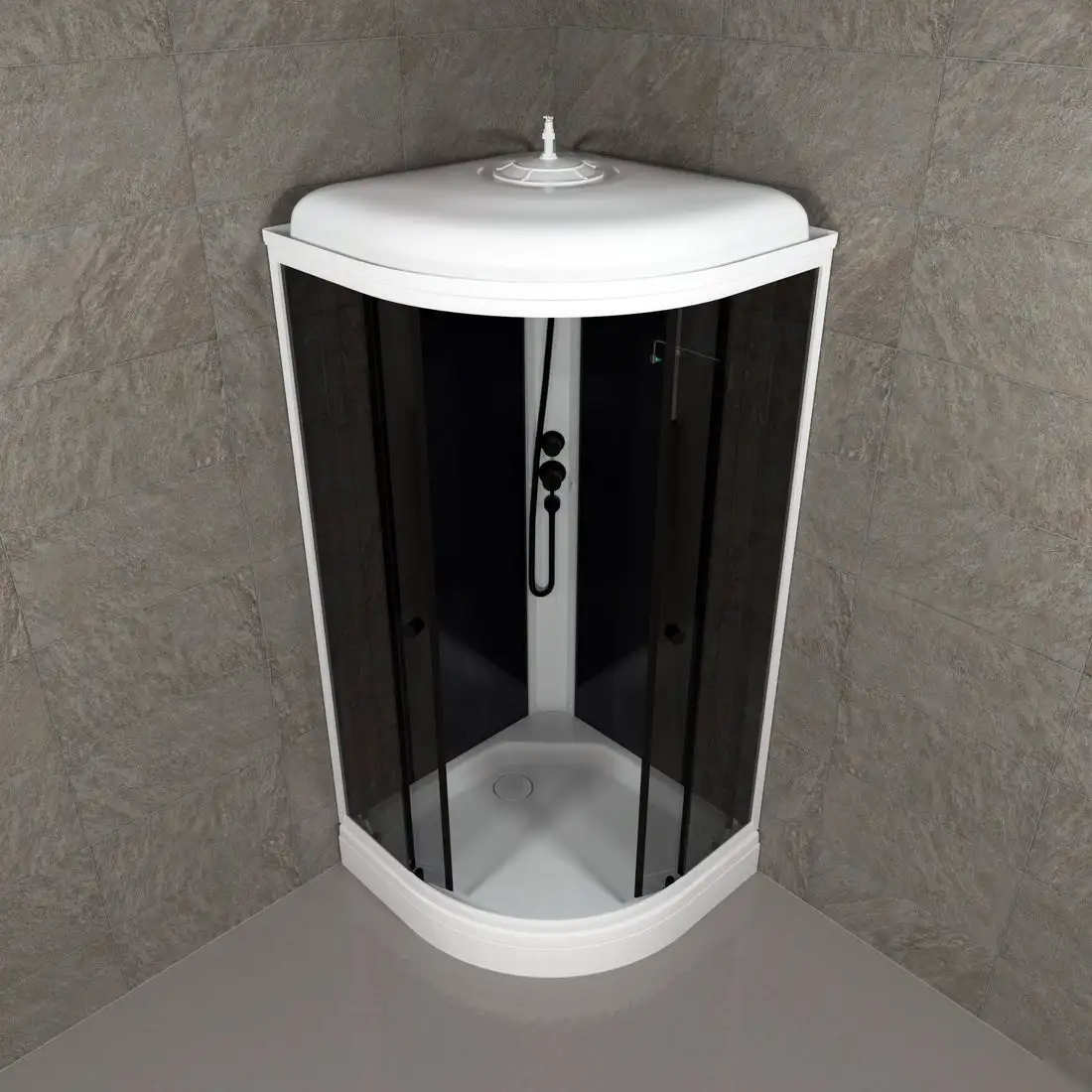 Душевая кабина Triton Грэй-Блэк А 90х90 - фото товара