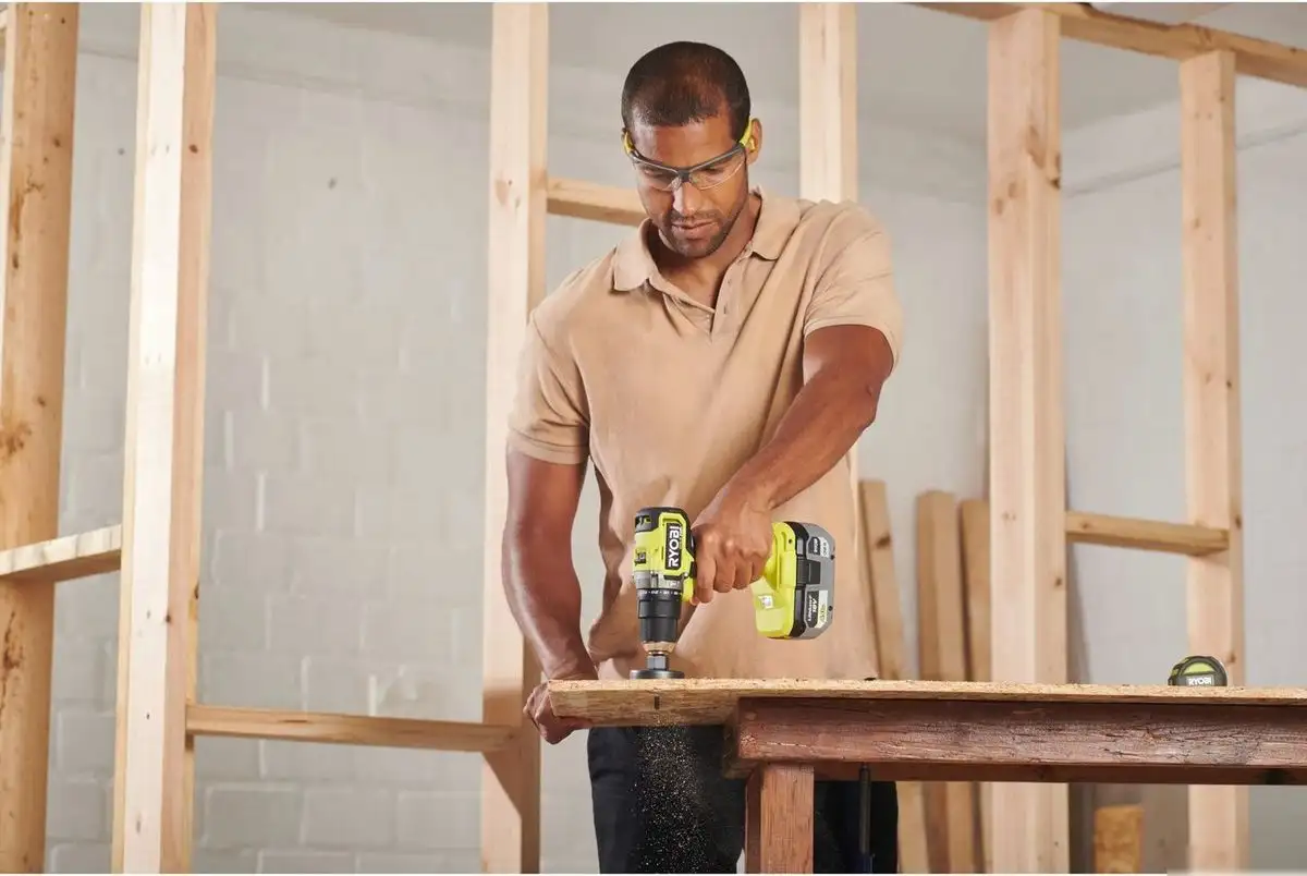 Ударная дрель-шуруповерт Ryobi RPD18C1-242S 5133006524 (с 2-мя АКБ, сумка) – фото товара