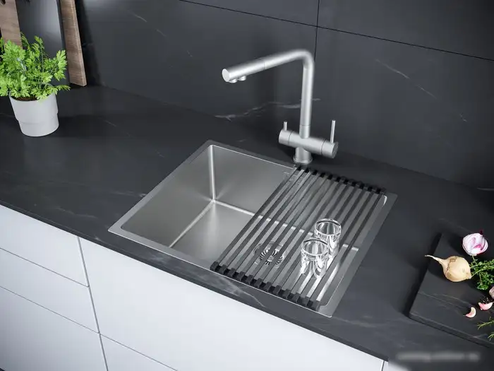 Кухонная мойка Paulmark PM215444-BS - фото товара