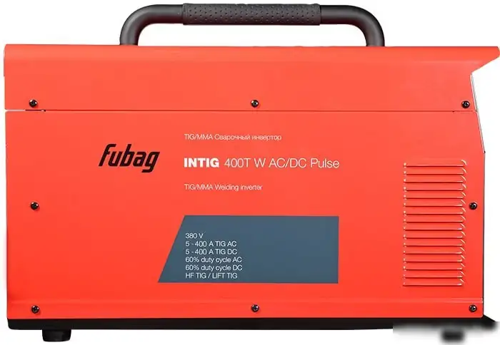 Сварочный инвертор Fubag INTIG 400 T W AC/DC PULSE 31456.2 (с горелкой) – фото товара