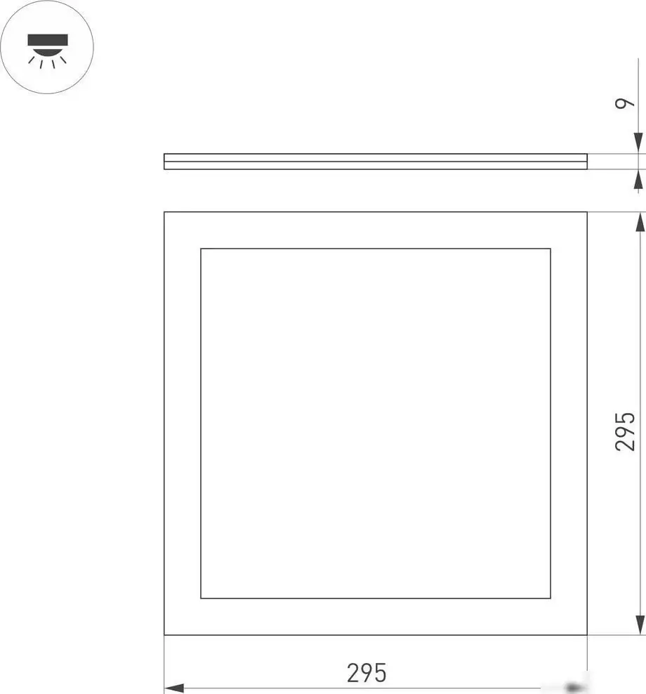 Светодиодная панель Arlight DL-INTENSO-S300x300-18W Warm3000 (WH, 120 deg, CRI90, 230V) 043551 – фото товара