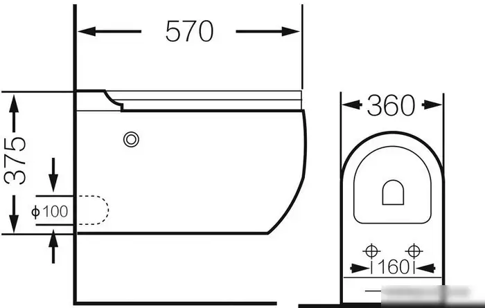 Унитаз Grossman GR-5502 - фото товара
