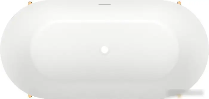 Ванна Wellsee FR.Euphoria 2.0 166x77 235501002 (отдельностоящая ванна белый глянец, экран, ножки золото) - фото товара