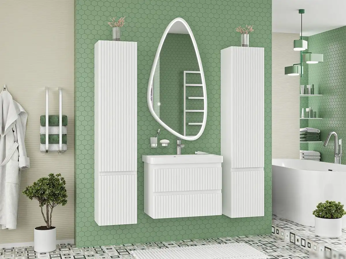 Brevita Тумба под умывальник Victory 70 VIC-09070-0102Я (белый) – фото товара