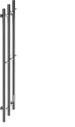 Полотенцесушитель Маргроид Inaro 3 Cascade СНШ 150*6*12 скрытого монтажа, таймер справа - изображение в каталоге