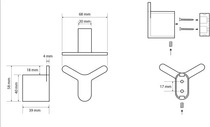 Крючок для ванны Bemeta Organic 157106211 – фото товара