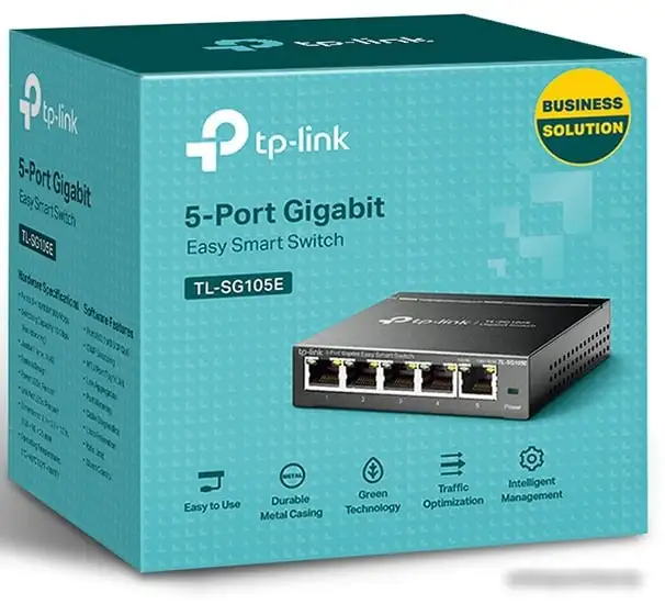 Неуправляемый коммутатор TP-Link TL-SG105E v5 – фото товара