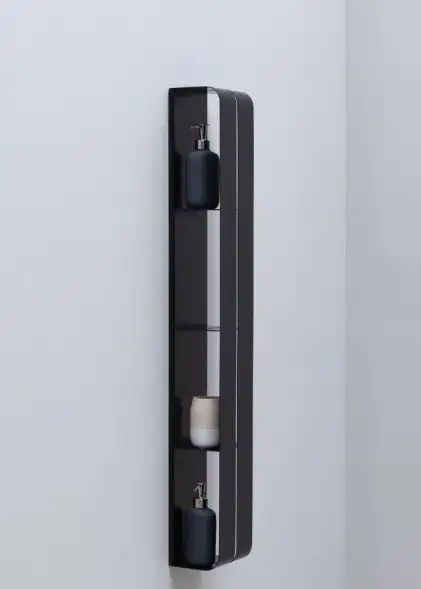 Aquanet Полка Магнум H 326457 (черный матовый) – фото товара