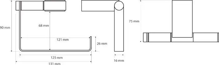 Держатель для туалетной бумаги Bemeta Via 135012222 – фото товара