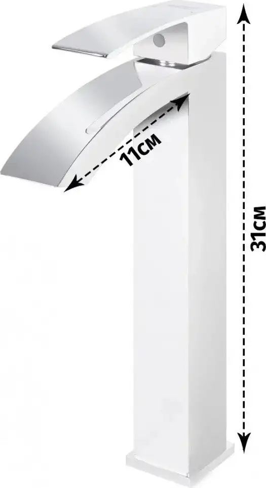 Смеситель Grocenberg GB3007 (белый хром) - фото товара