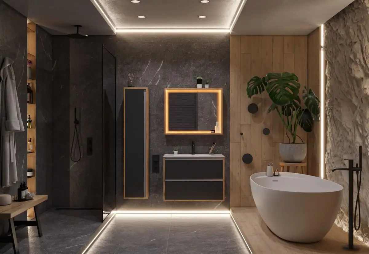 ЗОВ Зеркало Женева 80 JZLHO764570 (дуб медовый) – фото товара