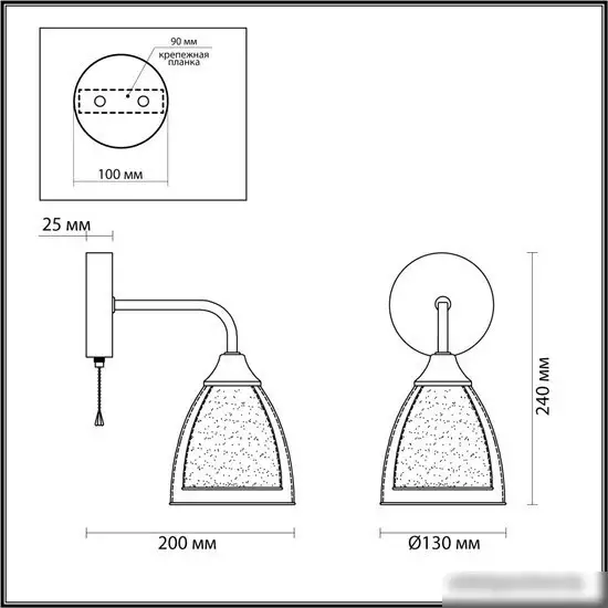 Бра Lumion Moderni 5289/1W – фото товара