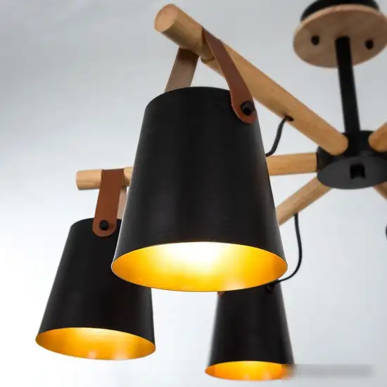 Люстра средней высоты Arte Lamp Thomas A7032PL-6BK – фото товара