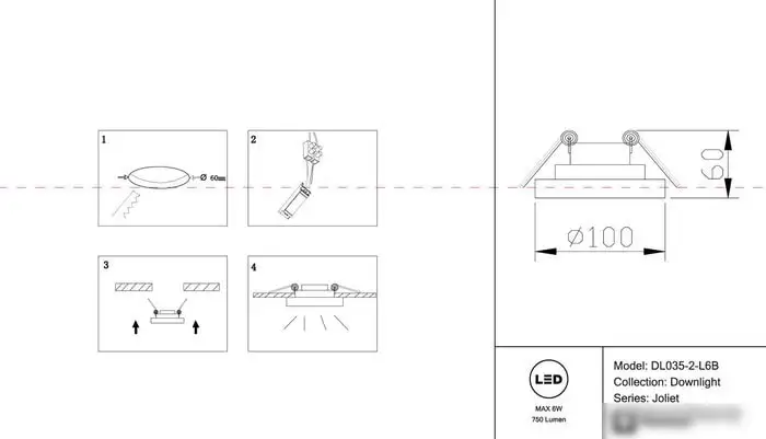 Точечный светильник Maytoni Joliet DL035-2-L6B – фото товара