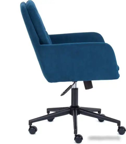 Кресло TetChair Garda (флок, синий) – фото товара