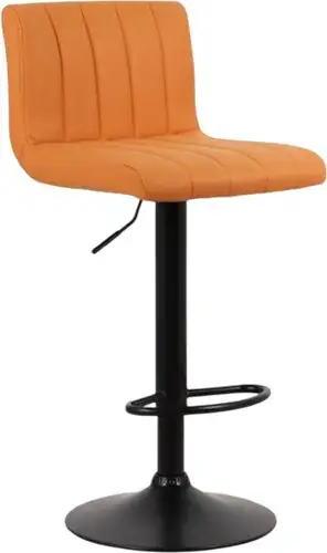 Стул Mara Lumi Black Fabric (оранжевый) – изображение в каталоге