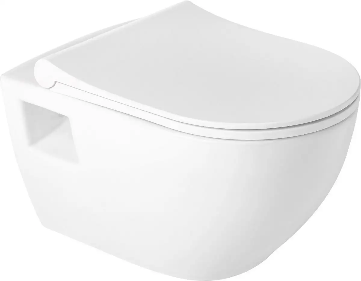 Унитаз подвесной Quarter Bath Deep Old Type 52см 70DE02001 (белый, без отверстия для биде) - фото товара