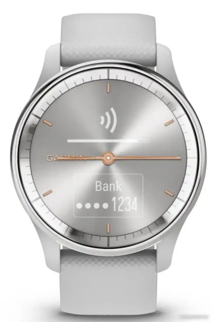 Гибридные умные часы Garmin Vivomove Trend (серый) – фото товара
